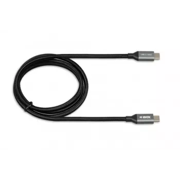USB-C uz USB-C kabelis IBOX IKUMTC31G2 USB 3.2 Gen 2, 1 m, melns