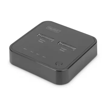 Digitus Dual M.2 NVMe SSD Docking Station ar USB-C un bezsaistes klonēšanas funkciju