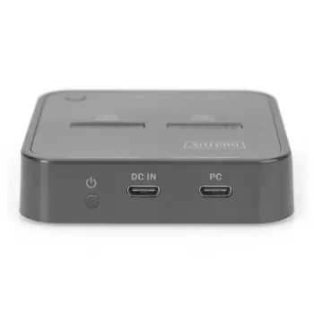 Digitus Dual M.2 NVMe SSD Docking Station ar USB-C un bezsaistes klonēšanas funkciju