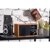Pārnēsājams radio Adler AD 1184 ar DAB+/FM/AM digitālo uztvērēju, Bluetooth 5.0, 15W, SD/USB, modinātājpulksteni, melns/koks