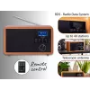 Pārnēsājams radio Adler AD 1184 ar DAB+/FM/AM digitālo uztvērēju, Bluetooth 5.0, 15W, SD/USB, modinātājpulksteni, melns/koks