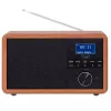 Pārnēsājams radio Adler AD 1184 ar DAB+/FM/AM digitālo uztvērēju, Bluetooth 5.0, 15W, SD/USB, modinātājpulksteni, melns/koks