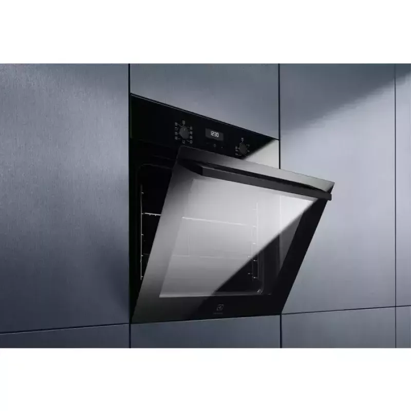 Iebūvējamā elektriskā cepeškrāsns Electrolux EOF5C50BZ, 65 L, katalītiskā tīrīšana, 8 programmas, A klase, melna