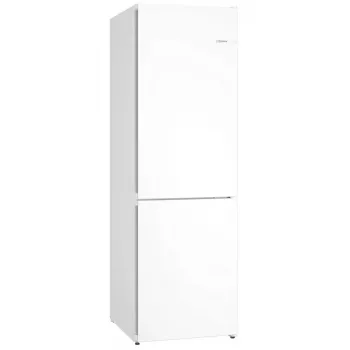 Ledusskapis-saldētājs Bosch Serie 4 KGN362WDF brīvstāvošs, 321 L (218 L ledusskapis / 103 L saldētava), NoFrost, balts