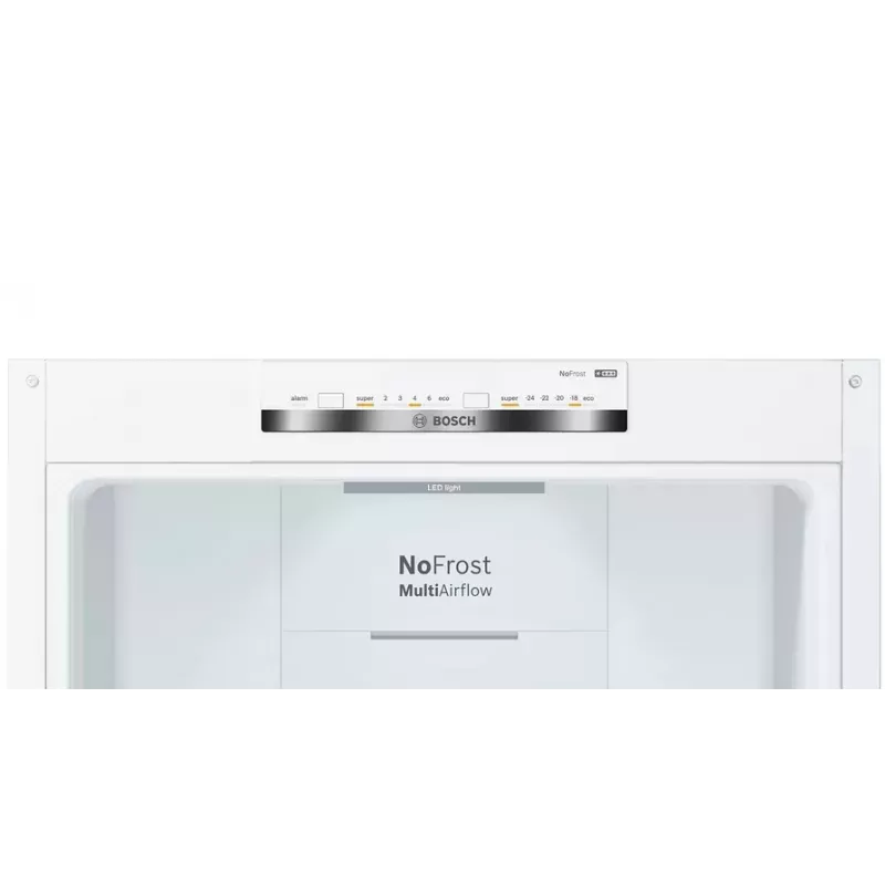Bosch Serie 4 KGN36VWED brīvi stāvošs ledusskapis ar saldētavu 326 L, balts