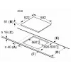 Bosch PIE611BB5E indukcijas plīts virsma, iebūvējama, 60 cm, melna, 4 zonas