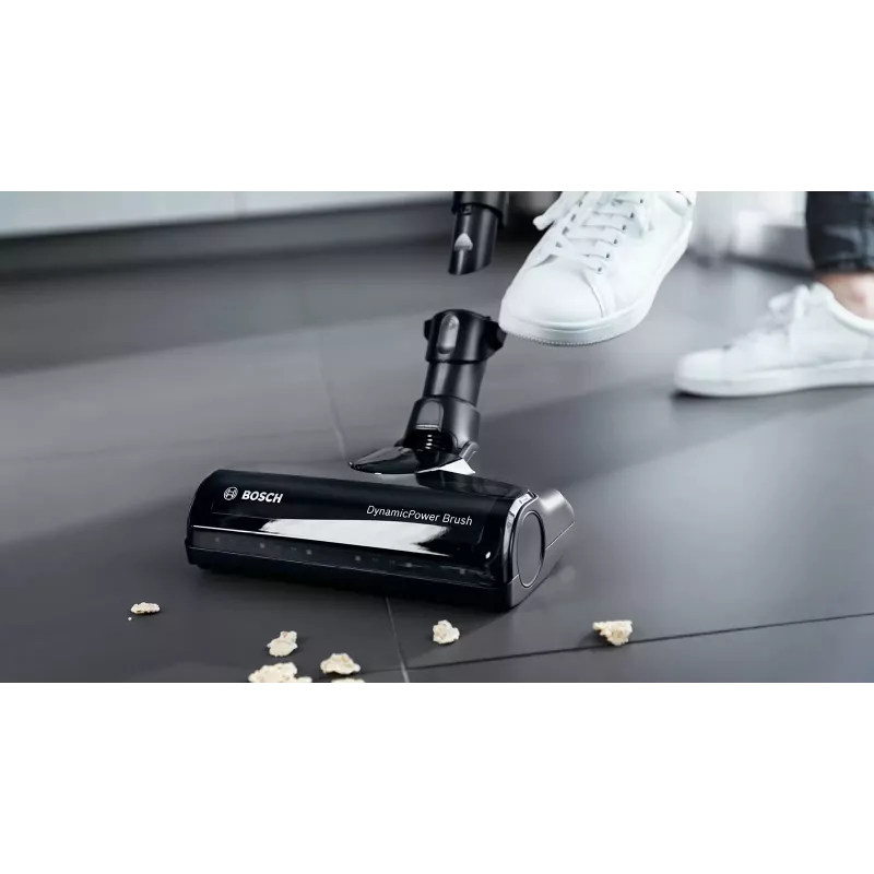 Bosch BBS712A bezvadu putekļsūcējs 2-in-1 stieņveida putekļsūcējs, sauss tīrīšanai, bez maisa, 0.3 L, grafīts