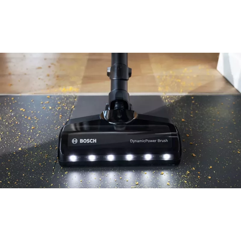 Bosch BBS712A bezvadu putekļsūcējs 2-in-1 stieņveida putekļsūcējs, sauss tīrīšanai, bez maisa, 0.3 L, grafīts