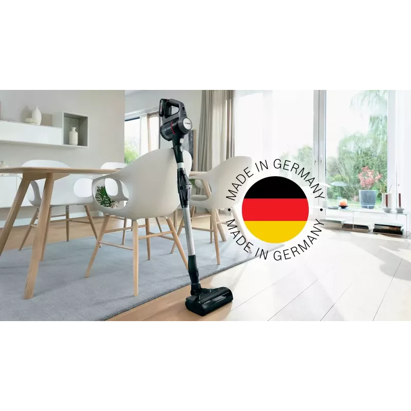 Bosch BBS712A bezvadu putekļsūcējs 2-in-1 stieņveida putekļsūcējs, sauss tīrīšanai, bez maisa, 0.3 L, grafīts