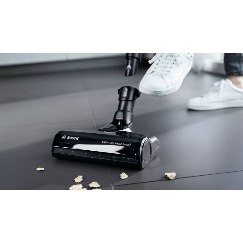 Bosch BBS712A bezvadu putekļsūcējs 2-in-1 stieņveida putekļsūcējs, sauss tīrīšanai, bez maisa, 0.3 L, grafīts