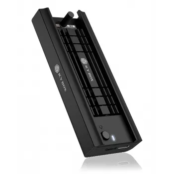 ICY BOX IB-180MC-C31 SSD korpuss M.2, melns