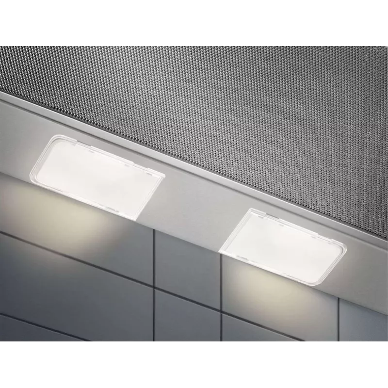 Daļēji iebūvējams tvaika nosūcējs Electrolux LFP226S, 598 mm, 330 m³/h, alumīnija tauku filtrs, 3 ātrumi