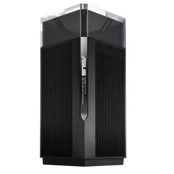 ASUS ZenWiFi Pro ET12 Trīsjoslu (2.4 GHz / 5 GHz / 6 GHz) Wi-Fi 6E (802.11ax) Melns 3 Iekšējās antenas
