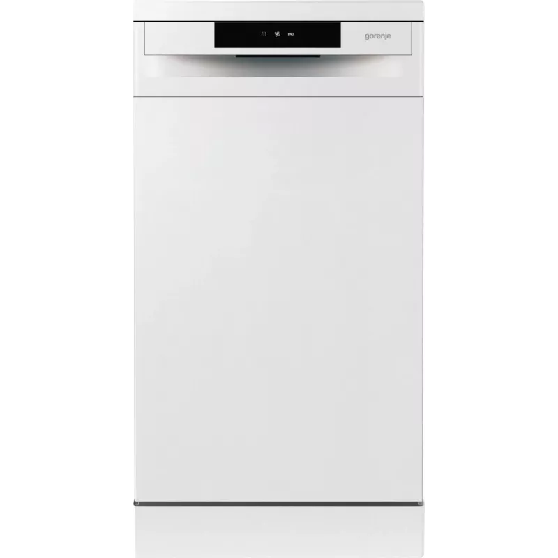 Brīvi stāvoša trauku mazgājamā mašīna Gorenje GS520E15W — 9 komplekti, 47 dB, 448×600×845 mm, 9 L/ciklā