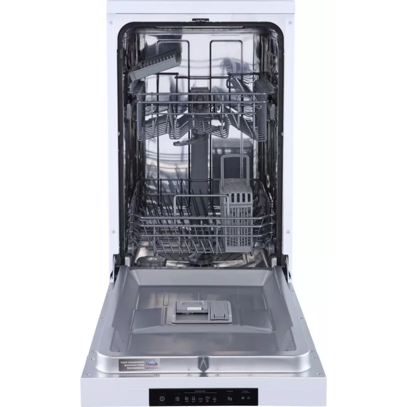 Brīvi stāvoša trauku mazgājamā mašīna Gorenje GS520E15W — 9 komplekti, 47 dB, 448×600×845 mm, 9 L/ciklā