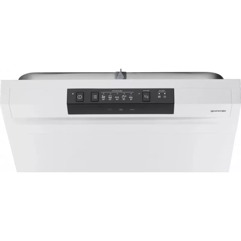 Brīvi stāvoša trauku mazgājamā mašīna Gorenje GS520E15W — 9 komplekti, 47 dB, 448×600×845 mm, 9 L/ciklā
