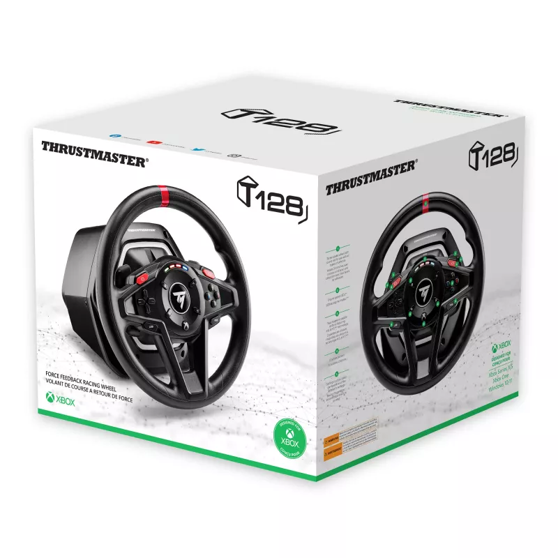 Thrustmaster T128 Black stūre + pedāļu komplekts PC, Xbox, Xbox One