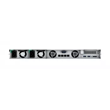 Synology RackStation RS822RP+ 1U 4 nodalījumu NAS serveris bez diskiem ar liekto barošanas bloku