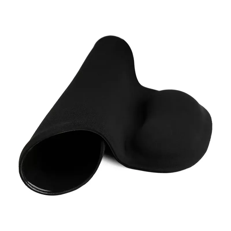 Peles paliktnis SAVIO MP-01B ar želejas plaukstas balstu, 3 mm biezums, 230×190 mm, melns