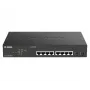 D-Link DGS-1100-10MPV2 Pārvaldāms L2 Gigabit Ethernet slēdzis ar PoE 1U Melns