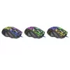 Spēļu pele DEFENDER BULLETSTORM GM-928 — optiskā, 7200 DPI, abpusēja, 6–7 pogas, USB Type-A, melna
