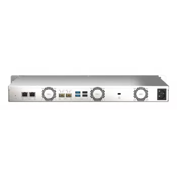 QNAP TS-435XeU NAS Rack (1U) Marvell CN9131 4 GB DDR4 0 TB QNAP QTS Melns, Pelēks