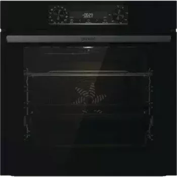 Iebūvējamā cepeškrāsns Gorenje BOS6737E06FBG — 77 L, multifunkcionāla, EcoClean, tvaiks, konvekcija, mehāniskā vadība, 59.5×59.5 cm, melna