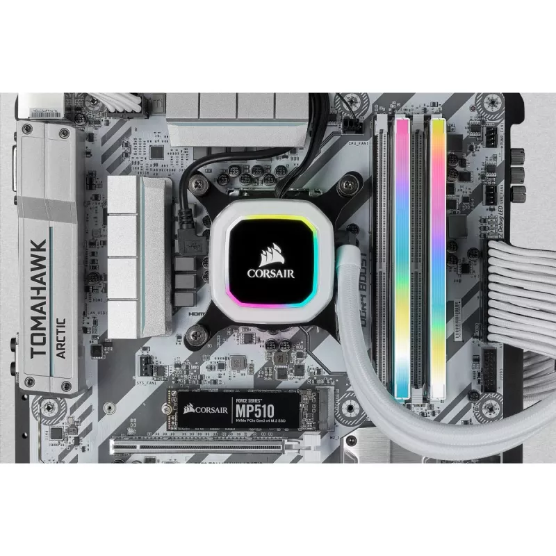 CORSAIR Vengeance RGB Pro SL 32GB (2x16GB) DDR4 3200MHz C16 balta