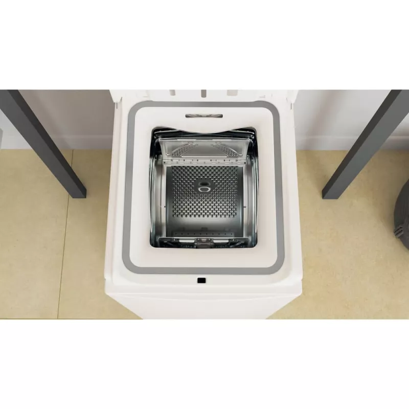 Whirlpool TDLR 6040L PL/N brīvi stāvoša augšējās ielādes veļas mazgājamā mašīna, 6 kg, 1000 apgr./min, balta