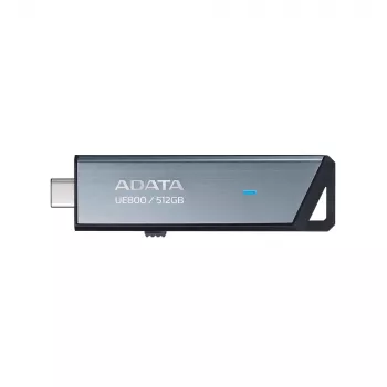 ADATA UE800 USB zibatmiņa 512 GB USB Type-C 3.2 Gen 2 (3.1 Gen 2) Sudraba