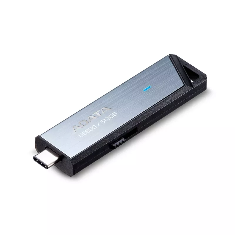 ADATA UE800 USB zibatmiņa 512 GB USB Type-C 3.2 Gen 2 (3.1 Gen 2) Sudraba