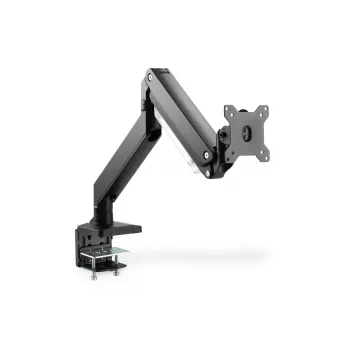 DIGITUS Single gāzes atsperes monitora galda stiprinājums 35 collām, 15 kg, melns