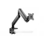 DIGITUS Single gāzes atsperes monitora galda stiprinājums 35 collām, 15 kg, melns