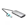 i-tec USB 3.0 USB-C/Thunderbolt 3x Displeja Metāla Nano Dokstacija ar LAN + 100 W Barošana
