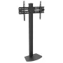 Grīdas TV statīvs TECHLY ICA-TR27 32–55 collu (81.3–139.7 cm), VESA 100x100–600x400, slīpums -15–0°, maksimālā slodze 40 kg, melns