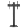 Grīdas TV statīvs TECHLY ICA-TR27 32–55 collu (81.3–139.7 cm), VESA 100x100–600x400, slīpums -15–0°, maksimālā slodze 40 kg, melns