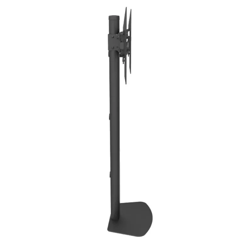 Grīdas TV statīvs TECHLY ICA-TR27 32–55 collu (81.3–139.7 cm), VESA 100x100–600x400, slīpums -15–0°, maksimālā slodze 40 kg, melns