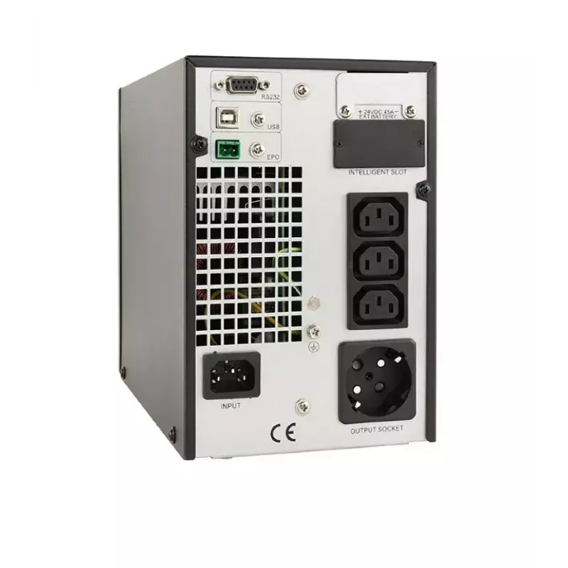 Gembird EG-UPSO-1000 UPS Double-conversion 1 kVA 900 W 4 AC izejas