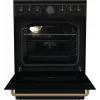 Gorenje GECS6B71CLB Brīvi stāvoša plīts Elektriskā keramikas virsma Melna