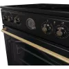 Gorenje GECS6B71CLB Brīvi stāvoša plīts Elektriskā keramikas virsma Melna