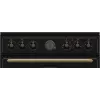 Gorenje GECS6B71CLB Brīvi stāvoša plīts Elektriskā keramikas virsma Melna