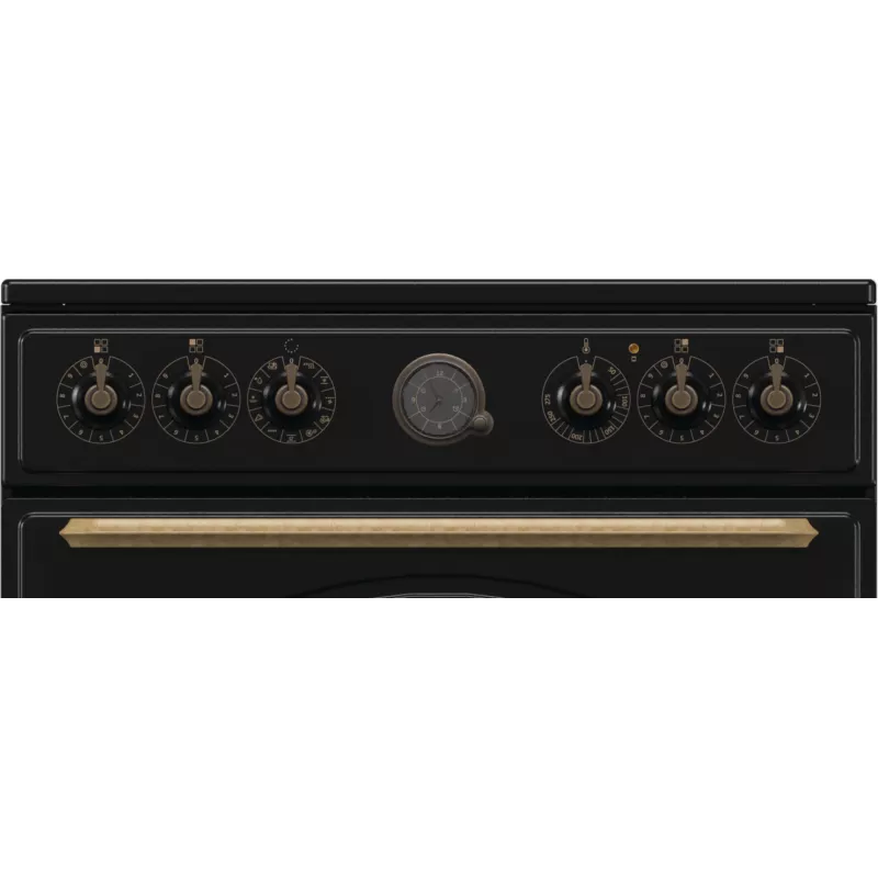 Gorenje GECS6B71CLB Brīvi stāvoša plīts Elektriskā keramikas virsma Melna