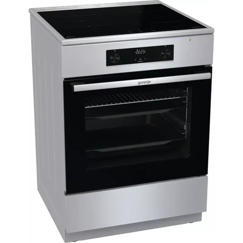 Brīvstāvoša plīts Gorenje GEIT6C60XPG Elektriskā indukcijas virsma 4 zonas