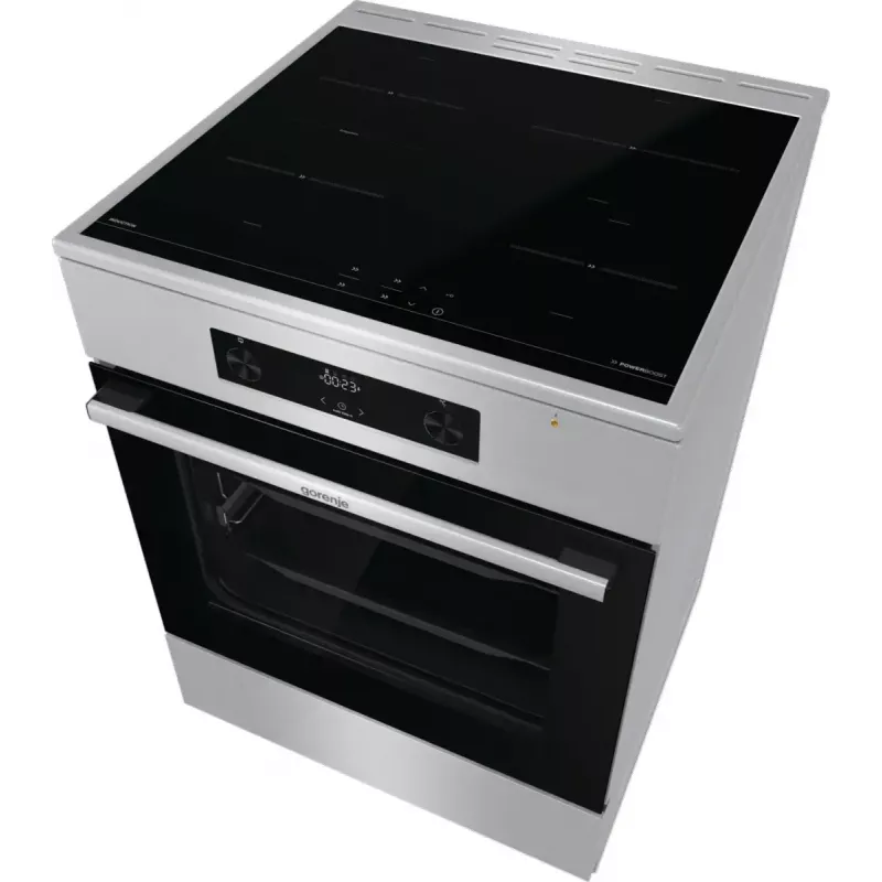 Brīvstāvoša plīts Gorenje GEIT6C60XPG Elektriskā indukcijas virsma 4 zonas