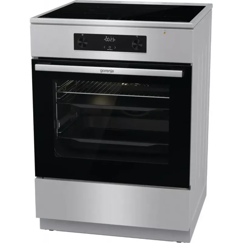 Brīvstāvoša plīts Gorenje GEIT6C60XPG Elektriskā indukcijas virsma 4 zonas