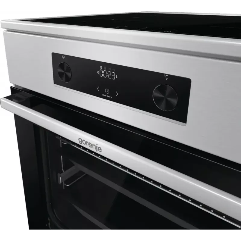 Brīvstāvoša plīts Gorenje GEIT6C60XPG Elektriskā indukcijas virsma 4 zonas