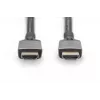 DIGITUS 8K PREMIUM HDMI 2.1 savienojuma kabelis, apzeltīts, atbalsta 8K/60Hz, 1m