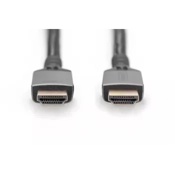 DIGITUS 8K PREMIUM HDMI 2.1 Kabelis 3m Alumīnija korpuss, Apzeltīts, Atbalsta 8K/60Hz