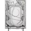 Bosch Serie 6 WIW24342EU iebūvējama veļas mašīna, 8 kg, 1200 RPM, balta