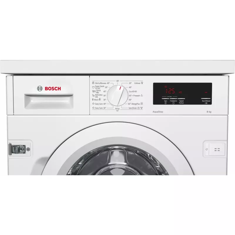 Bosch Serie 6 WIW24342EU iebūvējama veļas mašīna, 8 kg, 1200 RPM, balta